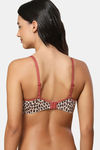 Triumph Padded Wired Medium Coverage T-Shirt Bra - Brown - Light Combination — thumbnail 3